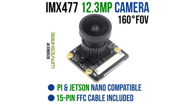 Wave IMX477 12.3MP Camera
