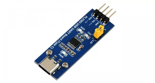Wave USB-C to UART TTL - PL2303 Chipset Wave USB-C to UART TTL - PL2303 Chipset