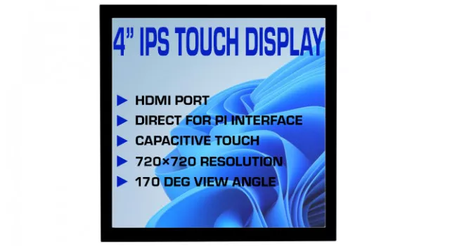 Wave 4 inch IPS Display with Capacitive Touch Wave 4 inch IPS Display with Capacitive Touch