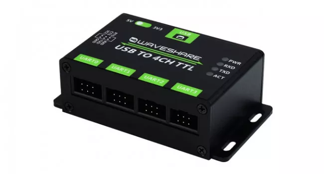 Wave Industrial USB TO 4CH UART TTL Converter Wave Industrial USB TO 4CH UART TTL Converter