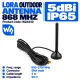 Wave LoRa 868MHz Outdoor Antenna - 5dBi Wave LoRa 868MHz Outdoor Antenna - 5dBi