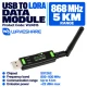 Wave USB to LoRa SX1262 868MHz