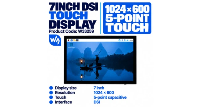 7 Inch DSI Capacitive Touch Display 7 Inch DSI Capacitive Touch Display