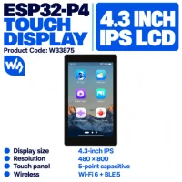 ESP32-P4-WIFI6 4.3 Inch Touch Development Board ESP32-P4-WIFI6 4.3 Inch Touch Development Board