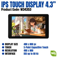 4.4 Inch DSI Capacitive Touch Display