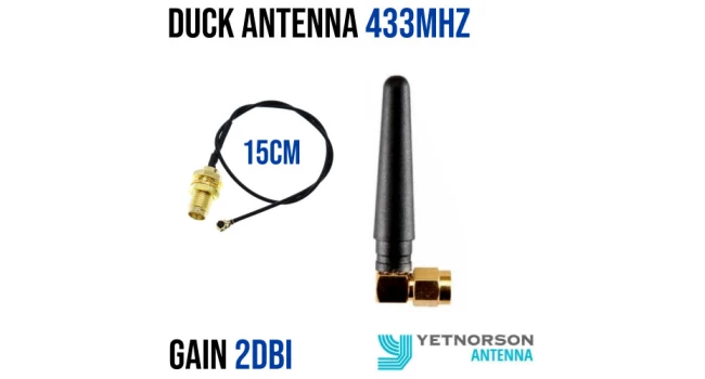 Duck Antenna 433MHz Gain 2dBi Duck Antenna 433MHz Gain 2dBi